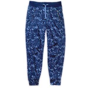 Athleta Trekkie North Jogger Blue Floral PERFECT NEW Without Tags